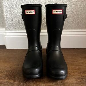Hunter Original Short Rain Boots, Size 8
